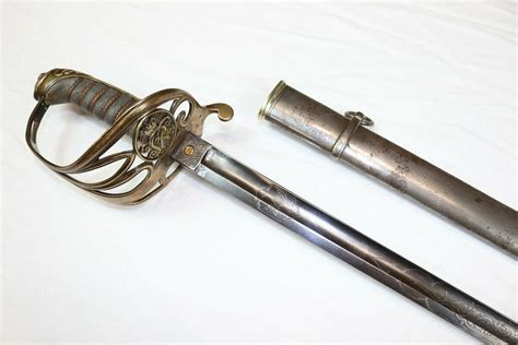 1845 Pattern Infantry Officers Sword By Wilkinson With Initials