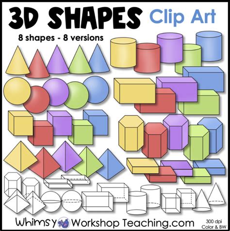 clip-art-clipart-black-white-color-images-math-geometry-3d-shapes ...