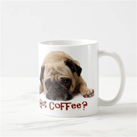 Got Coffee Pug Mug