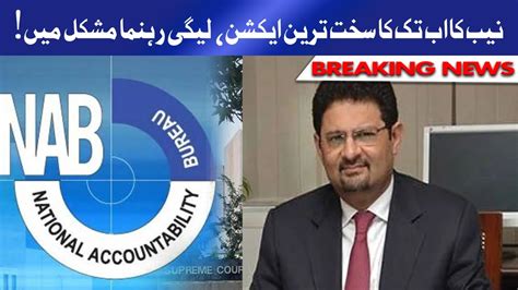 Nab In Action Against Pmln Leader Miftah Ismail Breaking News Youtube