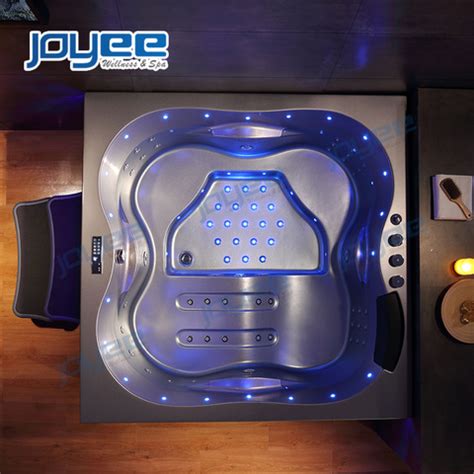 Joyee Square Indoor Jacuzzi Function Whirlpool Bath Tub Bathroom Apollo