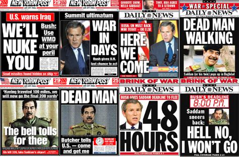 The Iraq War Timeline As Told Through Front Pages - BuzzFeed News