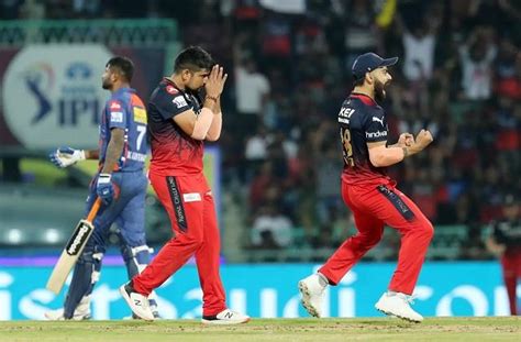 Rcb Vs Lsg लो स्कोरिंग मैच में बैंगलोर की जीत लखनऊ को बड़े अंतर से