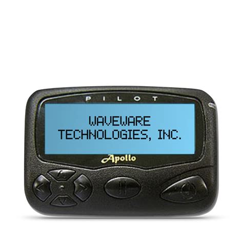 Apollo Alphanumeric Pocsag Pagers — Waveware Technologies Inc