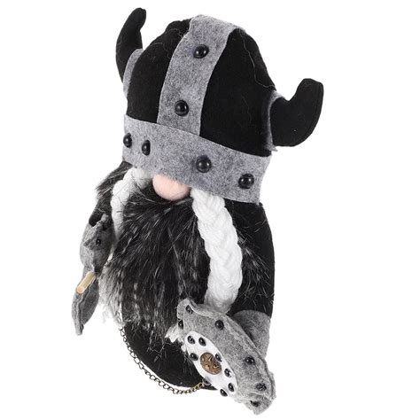 Guichaokj Viking Plush Gnome With And Shield Viking Plush Gnome Doll