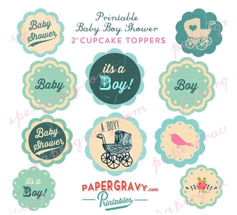 Baby Shower Free Printables B Lovely Events Baby Shower Cupcake