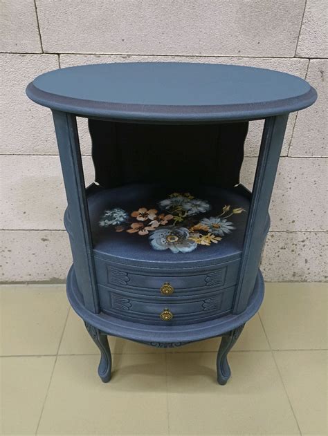 Винтаж: Тумба овальная с двумя ящиками. Италия. Авторский редизайн в ...