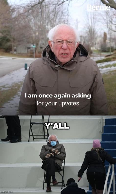 Bernie Meme Template