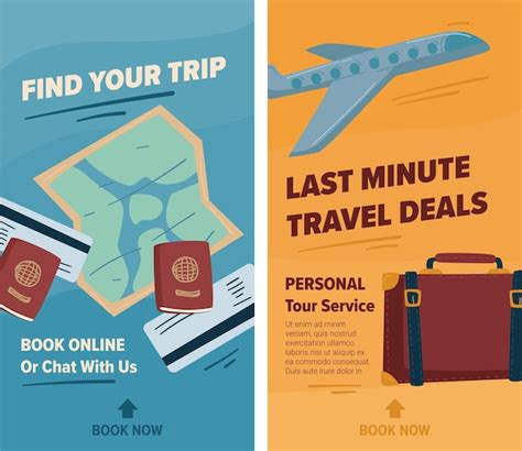 Premium Vector Find Your Trip Last Minute Travel Deals Tours