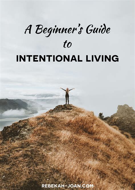 What Is Intentional Living Beginners Guide To Living Intentionally — Rebekah Joan