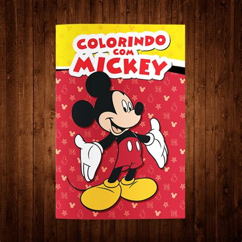 Livro de Colorir do Mickey no Elo7 Bálsamo Suave 9DC2AA