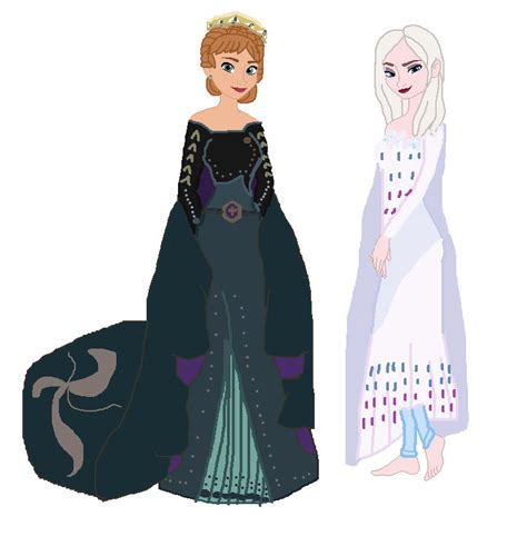 Elsa Anna in New outfits by Superfantasticcm123 on DeviantArt