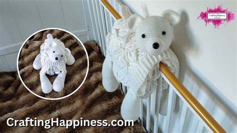 In Polar Bear Baby Blanket Crochet Pattern Crafting Happiness Promo