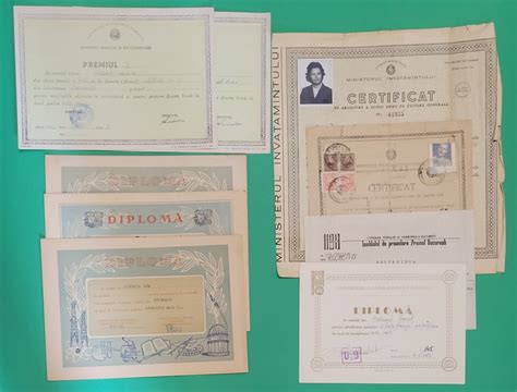 Diplome Certificate Diverse Rpr Rsr Arhiva Okazii Ro