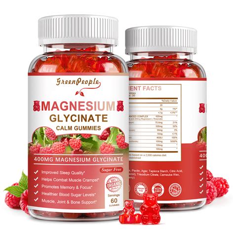 Gpgp Magnesium Glycinate Gummies Mg Sugar Free Magnesium Glycinate