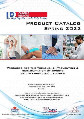 Dunbar Medical Spring Catalog Spring 2022 by Dinesh Satrohan - Issuu