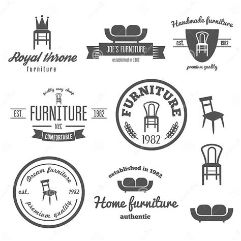 Set Of Vintage Logo Badgeemblem And Logotype Stock Vector