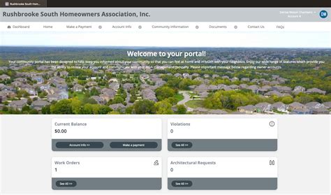 Register For The Member Portal Rushbrooke Hoa