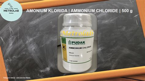 Amonium Klorida Ammonium Chloride NH4Cl 500 G Lazada Indonesia