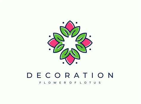 Lotus Flower Decoration Logo By Sorestudios On Dribbble