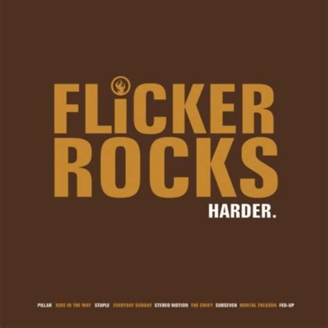 Harder By Flicker Rocks On Audio Cd Album