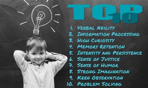 Top 10 Signs of a Gifted Child - PASEN