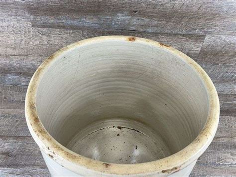 Macomb Stoneware 20 Gal Crock Jar Schneider Auctioneers LLC