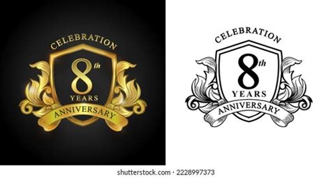 6406 8 Years Anniversary Logo Images Stock Photos And Vectors