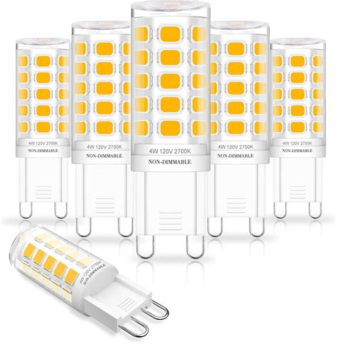 Buy G9 Led Bulb 4W40W Halogen Equivalent Warm White 2700K G9 Bipin