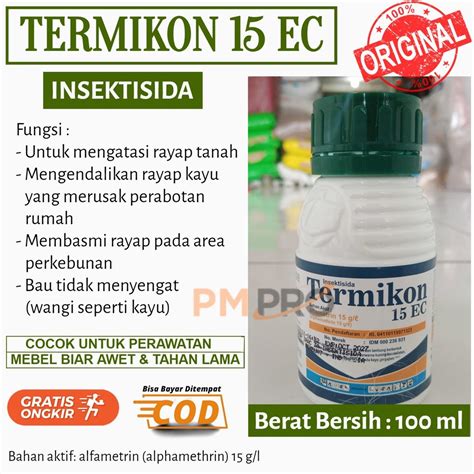 Jual Insektisida Termikon 15 Ec 100 Ml Inteksida Obat Racun Pembasmi