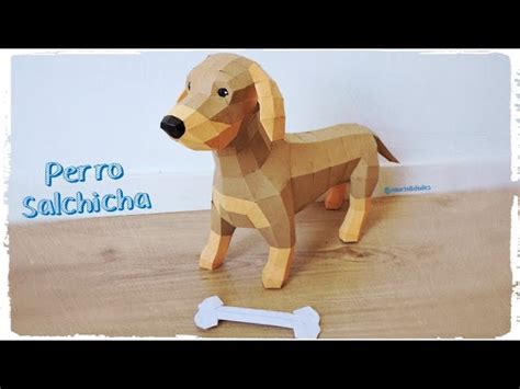 Testigo Alg N D A Haz Un Experimento Papercraft Perro Plantilla