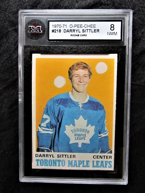 1970 O Pee Chee OPC Darryl Sittler 218 KSA 8 Rookie RC NM Mint EBay