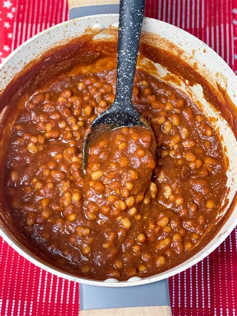 Homemade Baked Beans In Tomato Sauce Traditional Plant Based Cooking