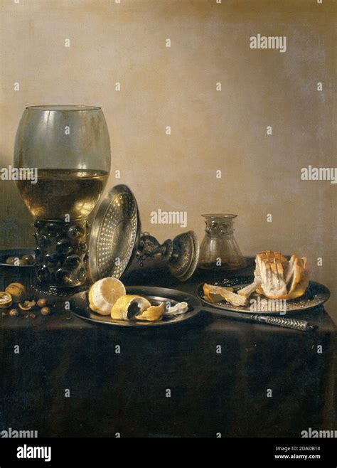 life  romer silver tazza  bread roll pieter claesz