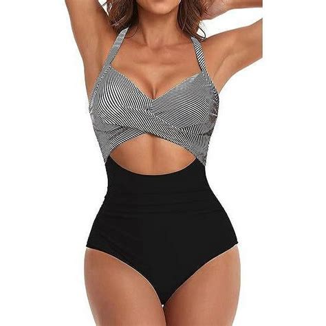 One Piece Swimsuits For Women Ribbed One Piece Bathing Suit Tummy