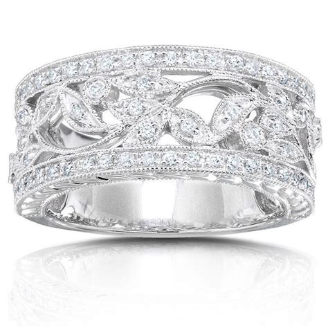 Wide Diamond Wedding Bands for Women | Wedding and Bridal Inspiration ...