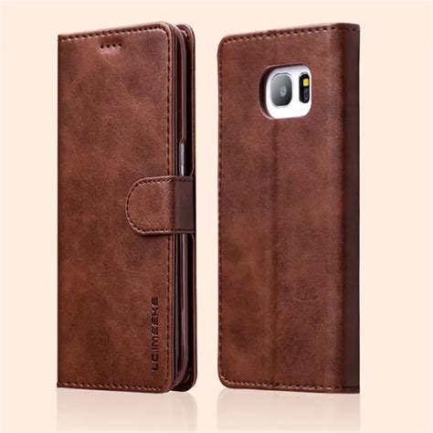 Leather Case For Samsung Galaxy S7 S7 Edge Protective Cover Luxury