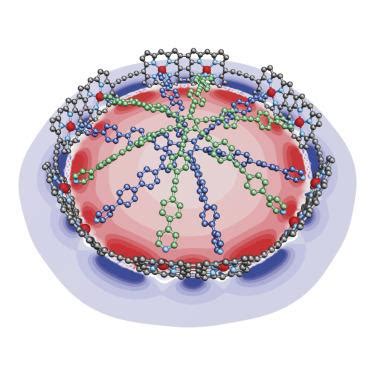 Charge Delocalization And Global Aromaticity In A Partially Fused 12