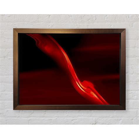 Perspections Gerahmtes Wandbild Red Silk Twist Wayfair De