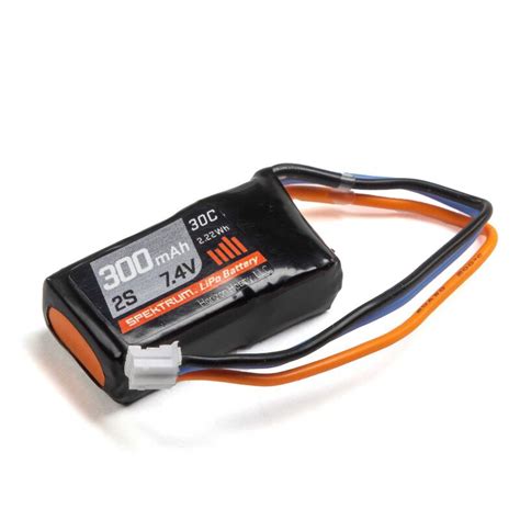 Spektrum 7 4V 300mAh 2S 30C LiPo Battery PH SN Hobbies RC