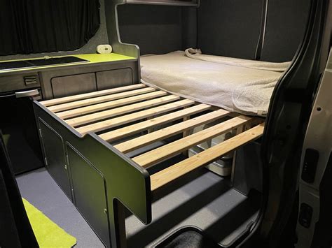 Vauxhall Vivaro Camper Van Conversion Sliding Bed