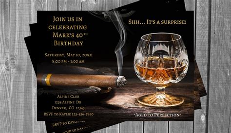 Adult Birthday Party Invitation Birthday Invitation Liquor Etsy