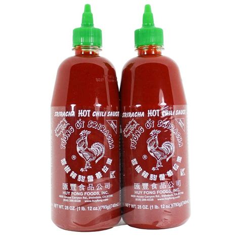 Buy Huy Fong Sriracha Chili Hot Sauce 28 Oz Bottle Pack Of 2 1 Pack Online At Desertcartuae