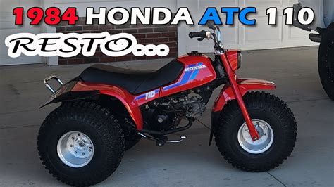 Honda Atc Resto Youtube