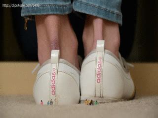 Blonde Exchange Student UNAWARE CRUSH Accidentally Stomps Her TINY CLASS MPG Amateur Soles