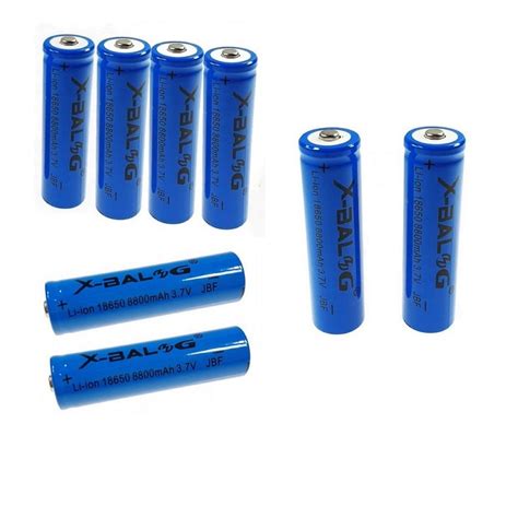 Set 8 Acumulatori X Balog 3 7V Li Ion 18650 8800 MAh EMAG Ro