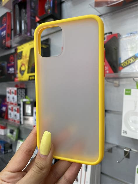 Maska Za Telefon Iphone 11 Pro Matte Clear Yellow