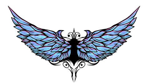 Wings Tattoo Vector Art Png Wing Tattoo Illustration Clipart Vector