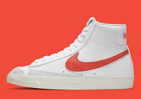 Nike Blazer Mid White Crimson Bq6806 110