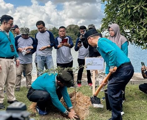 PLN Nusantara Power Hijaukan Danau Rusa Peringatan Hari Menanam Pohon